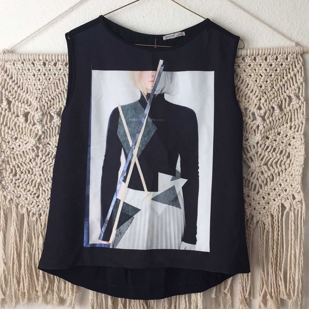 Zara Open Backed Tank Top